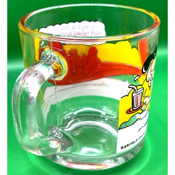 Garfield & Flintstone Kids Glassware Lot Mugs Cup Tumbler Cartoon Character VTG - Picture 8 of 10
